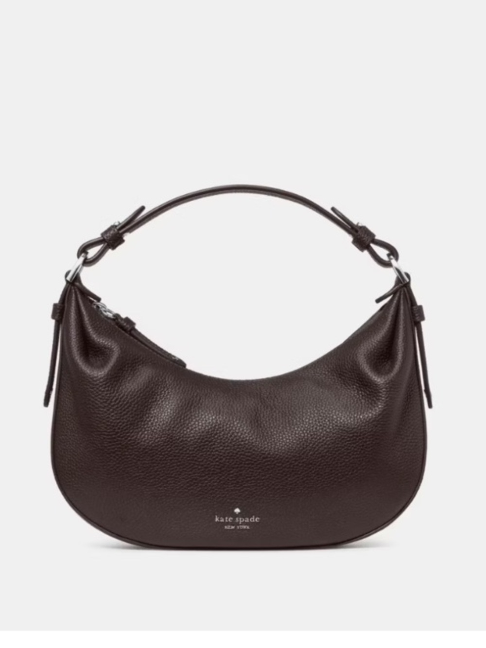 NWT Kate Spade KP883 Selene Pebbled Leather Shoulder Bag Crossbody In Hot Fudge